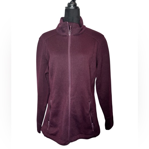 Sunice Stormpack Zip Jacket Burgundy - Picture 2 of 10